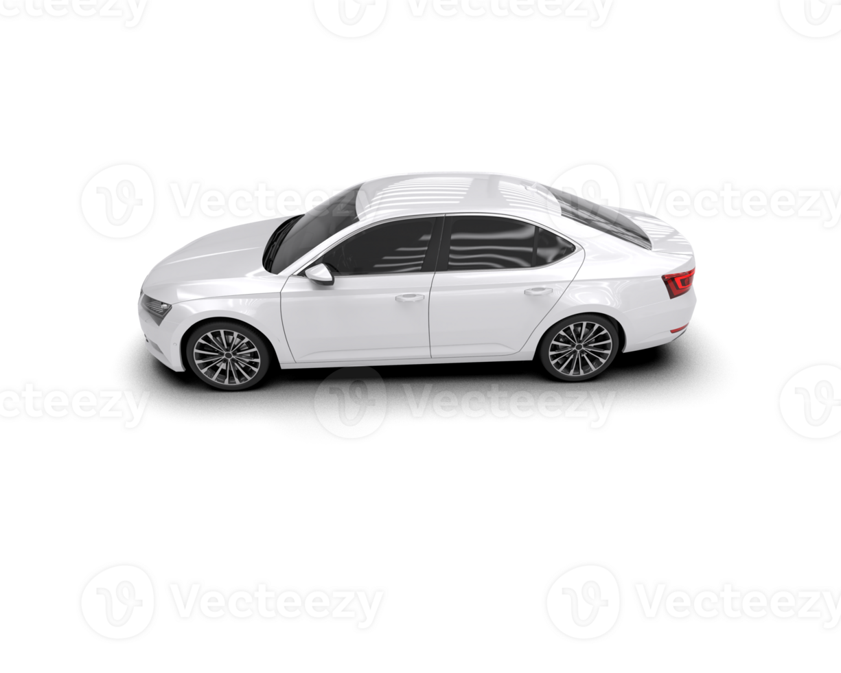 Modern car isolated on background. 3d rendering - illustration png