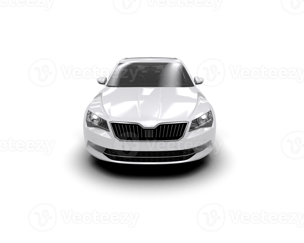 Modern car isolated on background. 3d rendering - illustration png