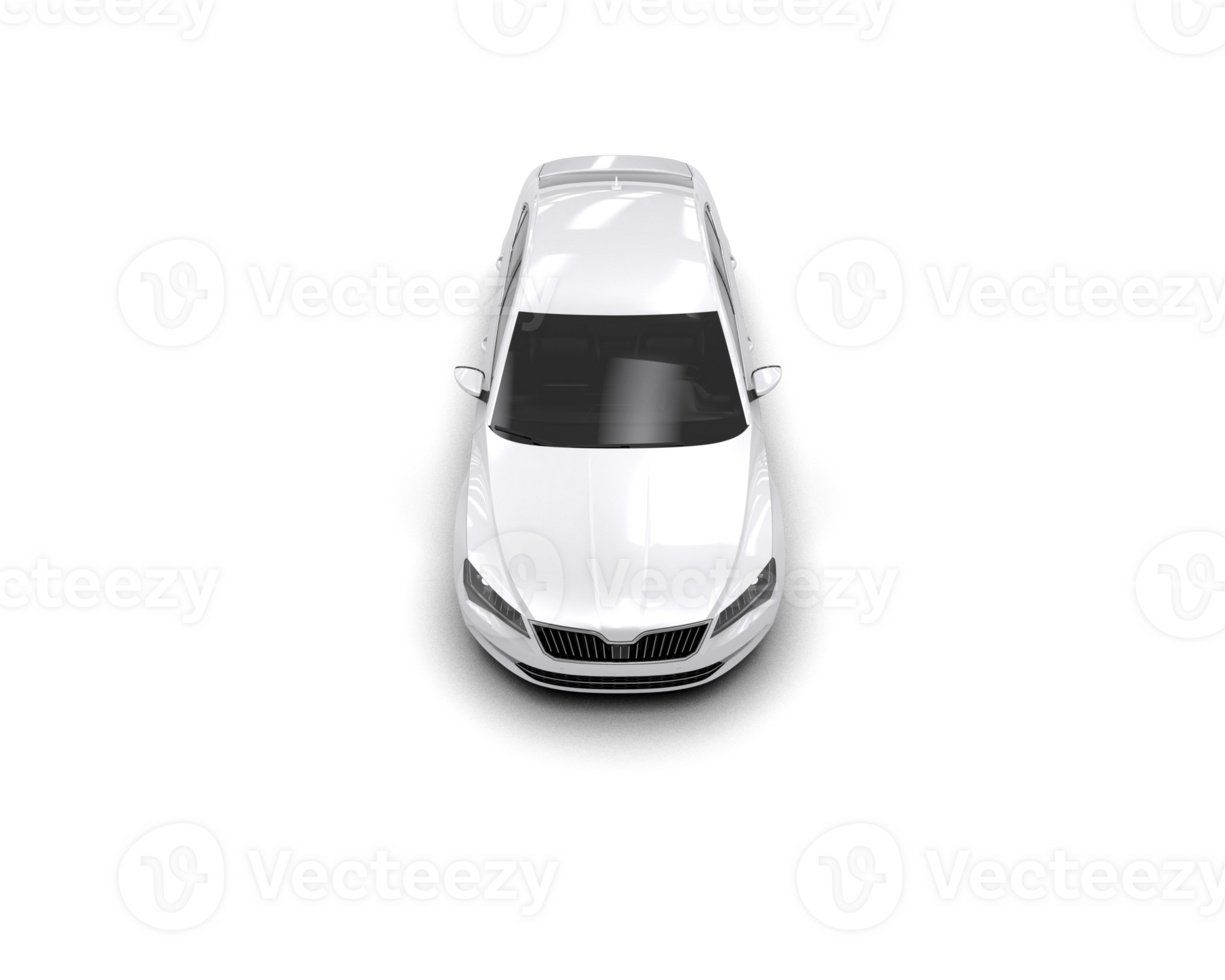 Modern car isolated on background. 3d rendering - illustration png