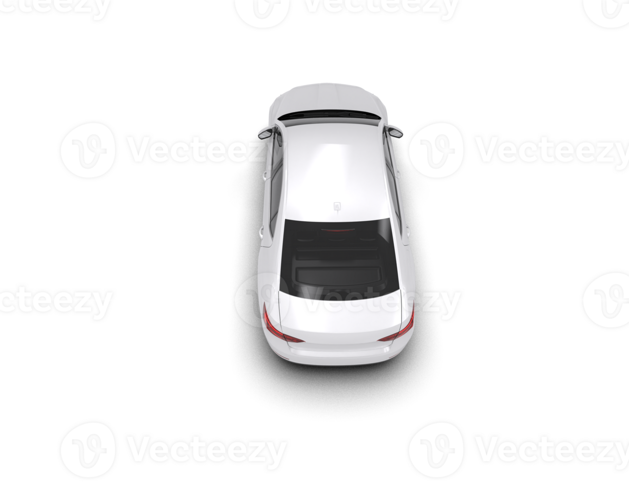 Modern car isolated on background. 3d rendering - illustration png