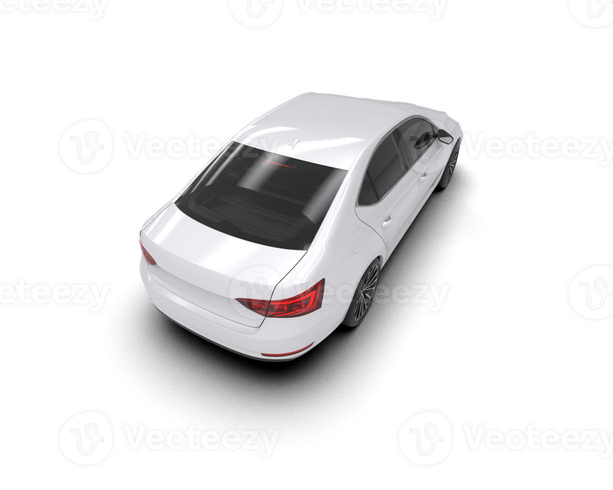 Modern car isolated on background. 3d rendering - illustration png