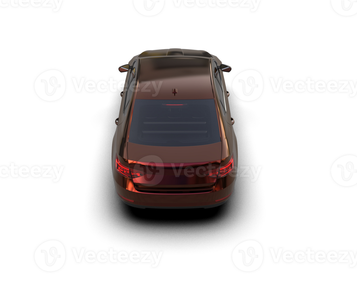 Modern car isolated on background. 3d rendering - illustration png