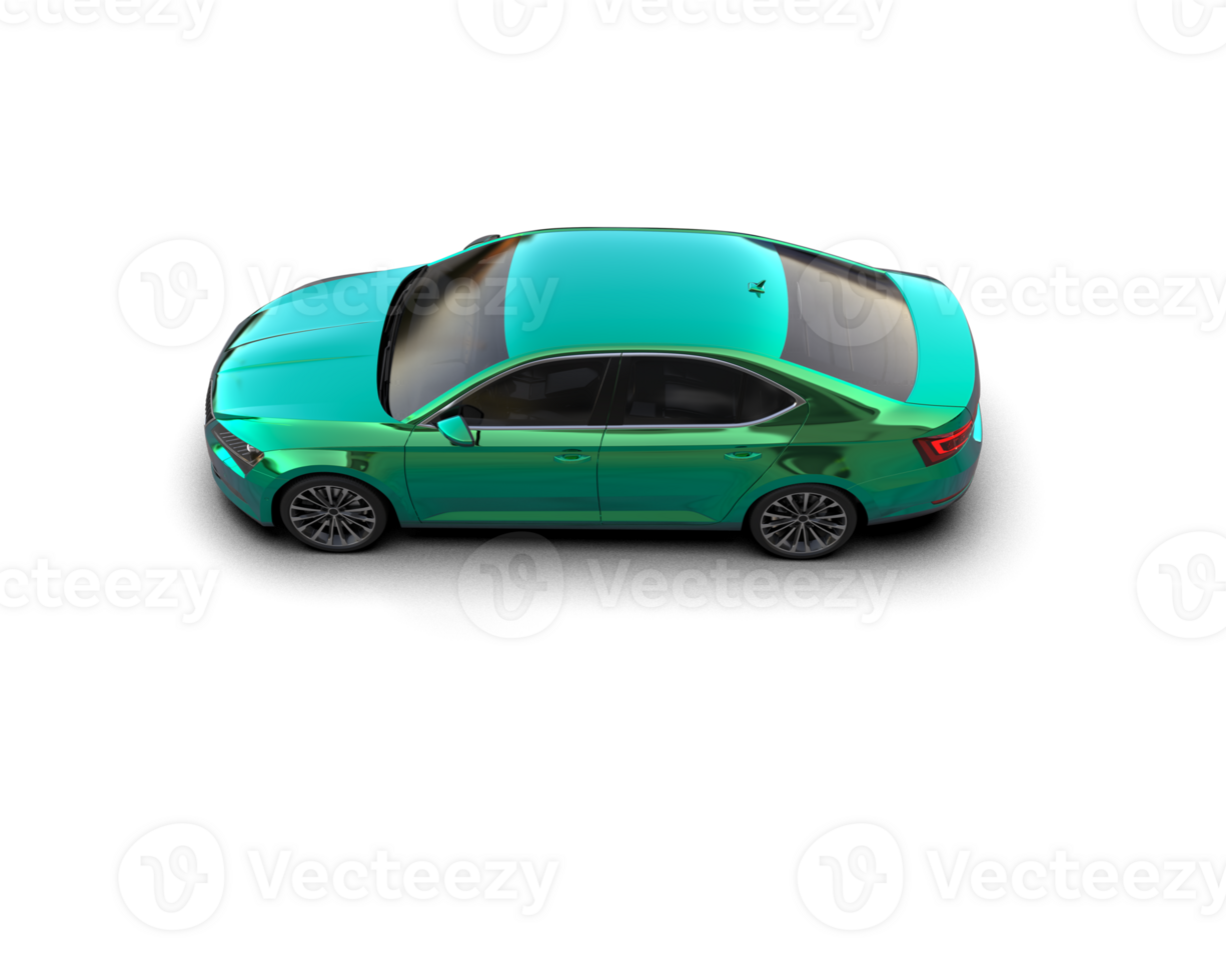 Modern car isolated on background. 3d rendering - illustration png