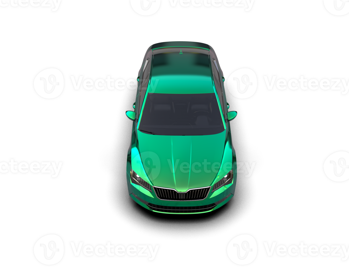 Modern car isolated on background. 3d rendering - illustration png
