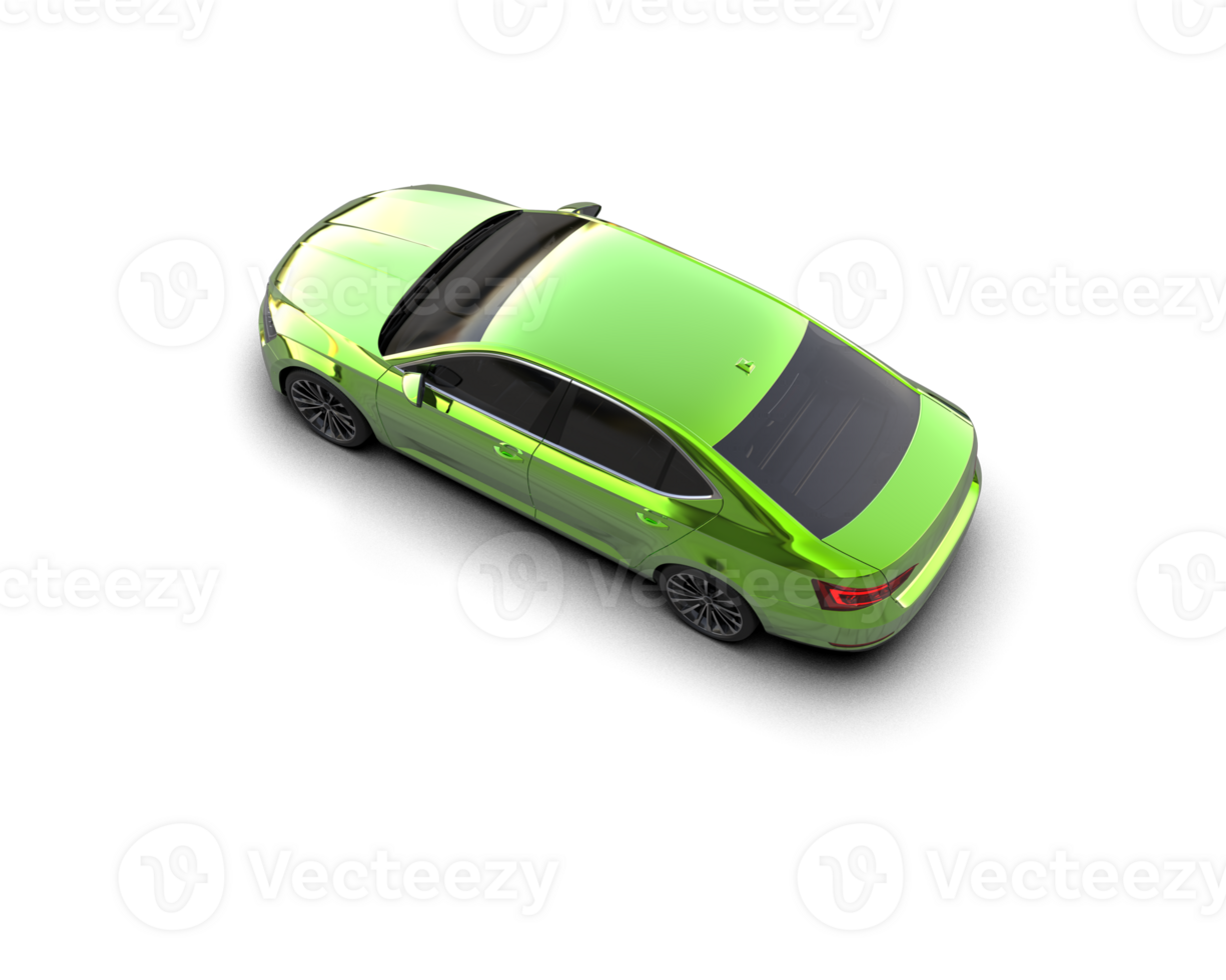 Modern car isolated on background. 3d rendering - illustration png