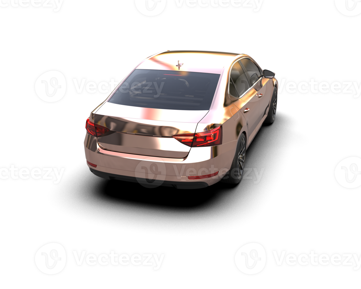 Modern car isolated on background. 3d rendering - illustration png