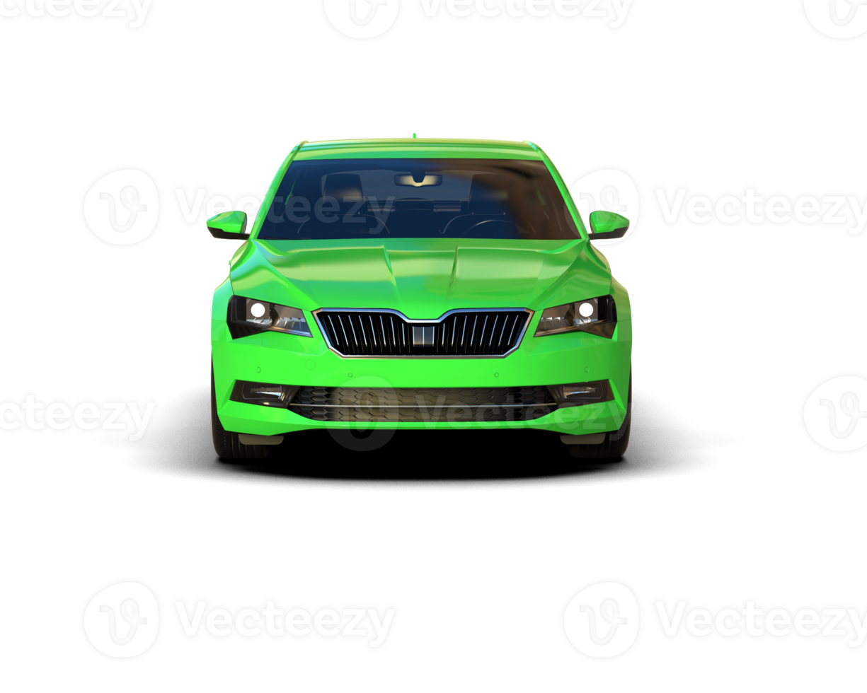 Modern car isolated on background. 3d rendering - illustration png