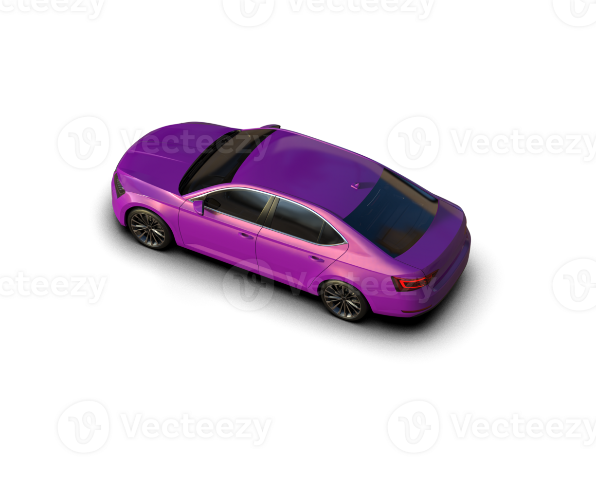 Modern car isolated on background. 3d rendering - illustration png
