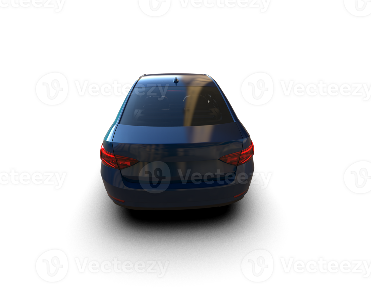 Modern car isolated on background. 3d rendering - illustration png