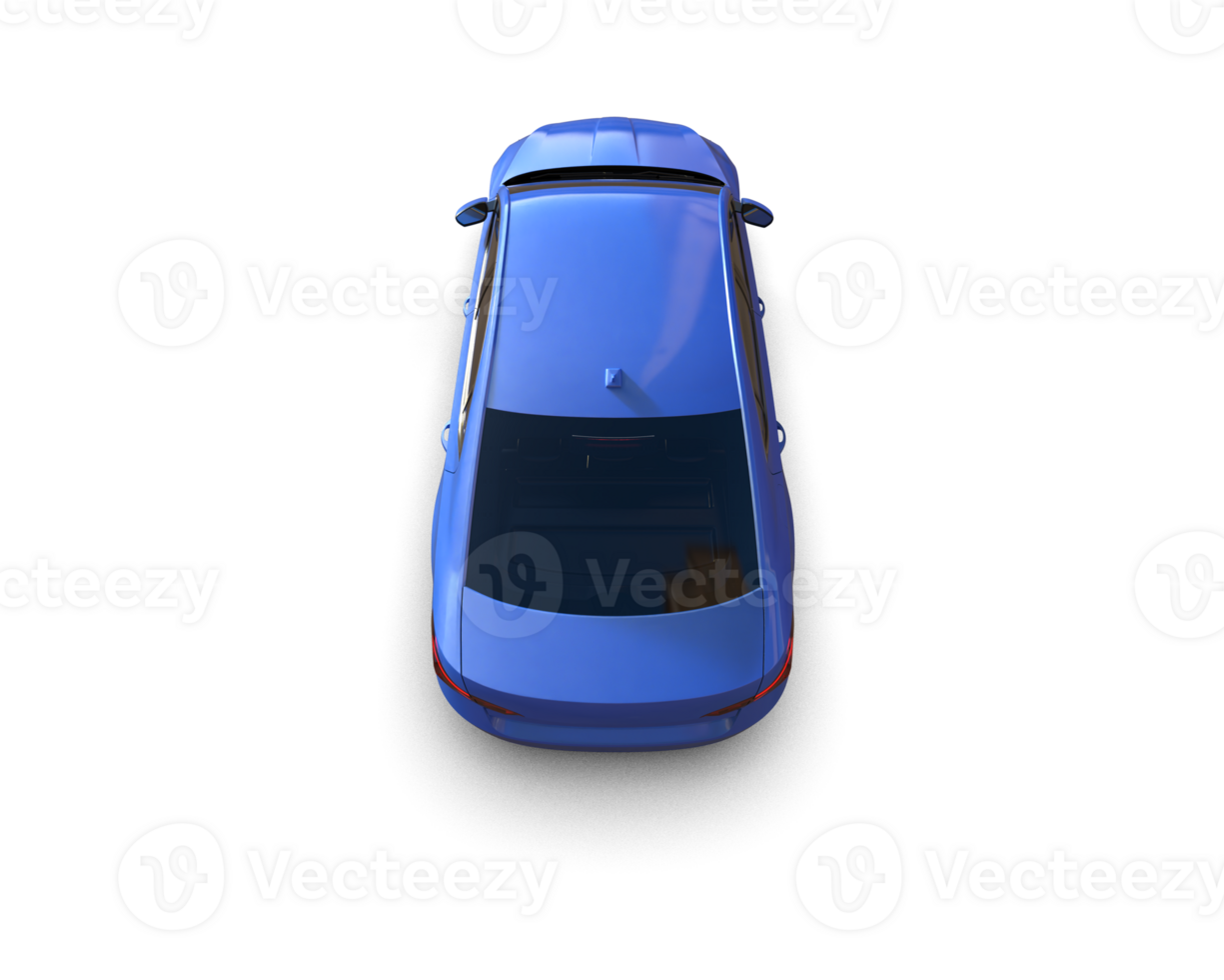 Modern car isolated on background. 3d rendering - illustration png