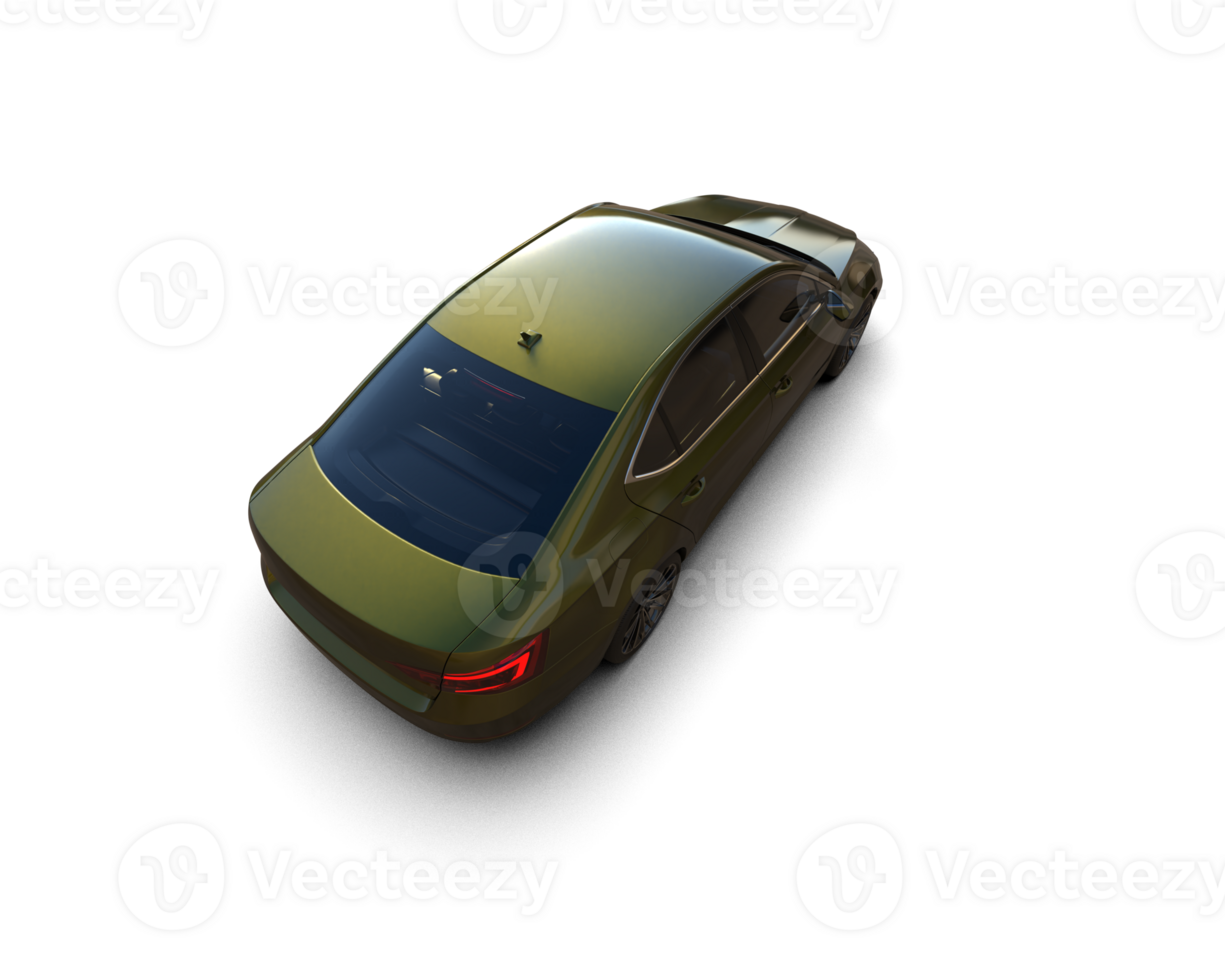 Modern car isolated on background. 3d rendering - illustration png