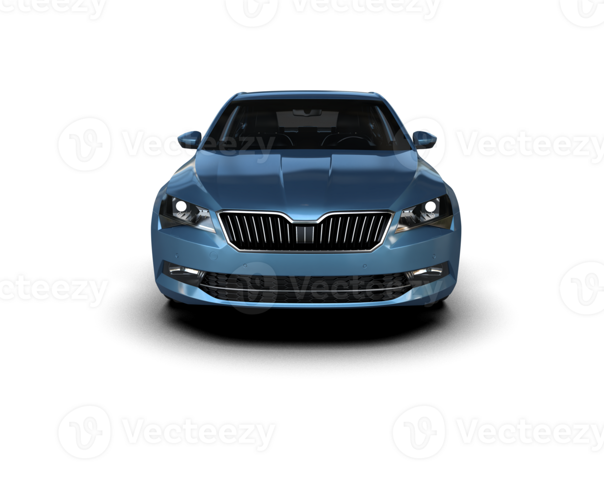 Modern car isolated on background. 3d rendering - illustration png