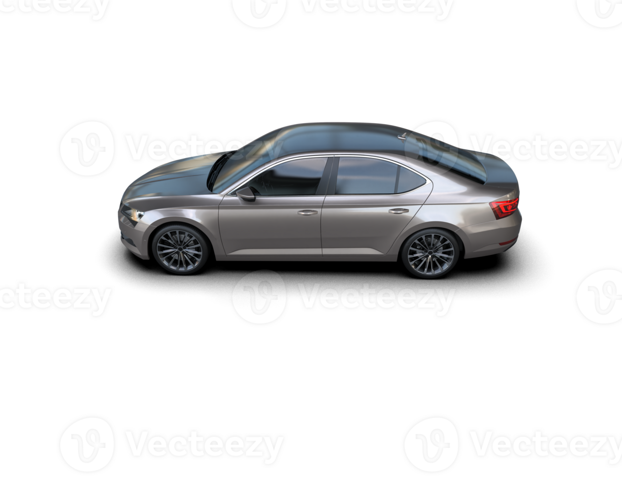 Modern car isolated on background. 3d rendering - illustration png