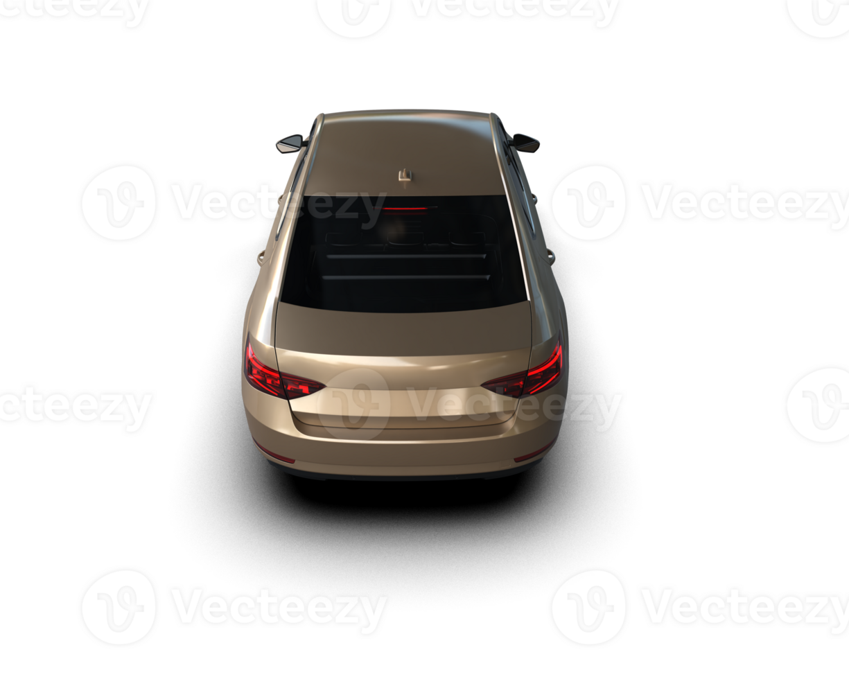 Modern car isolated on background. 3d rendering - illustration png