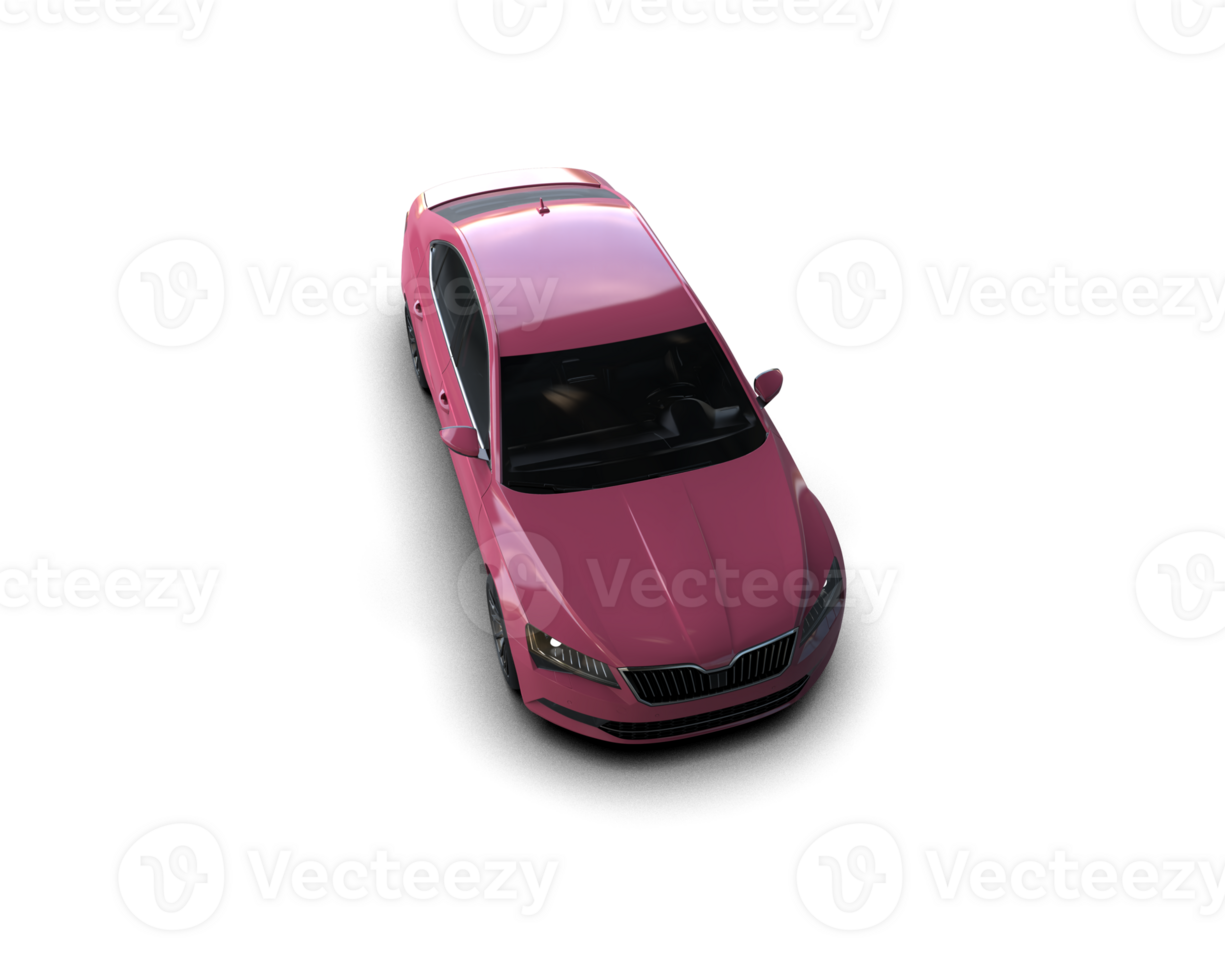 Modern car isolated on background. 3d rendering - illustration png