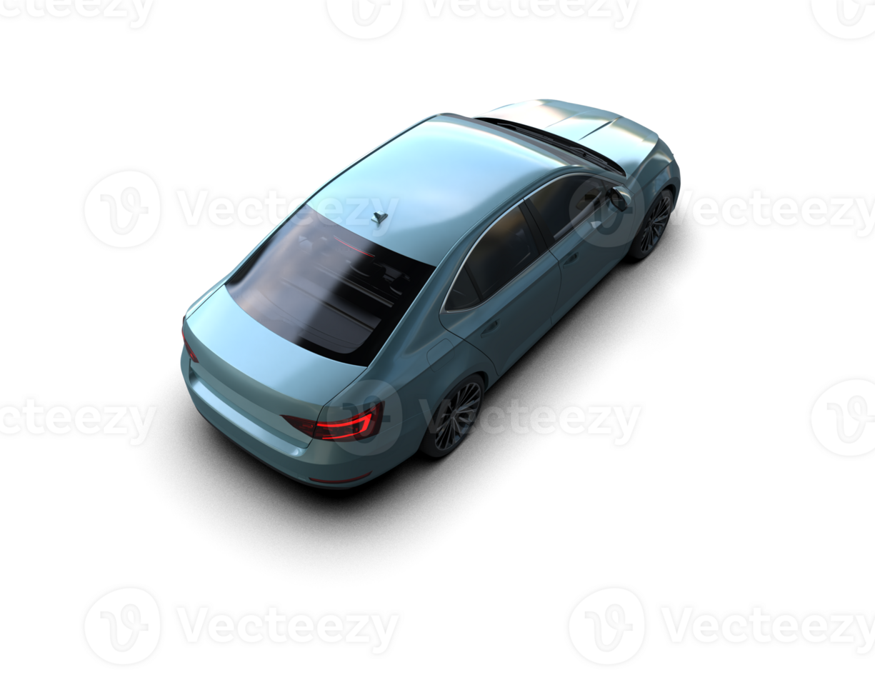 Modern car isolated on background. 3d rendering - illustration png