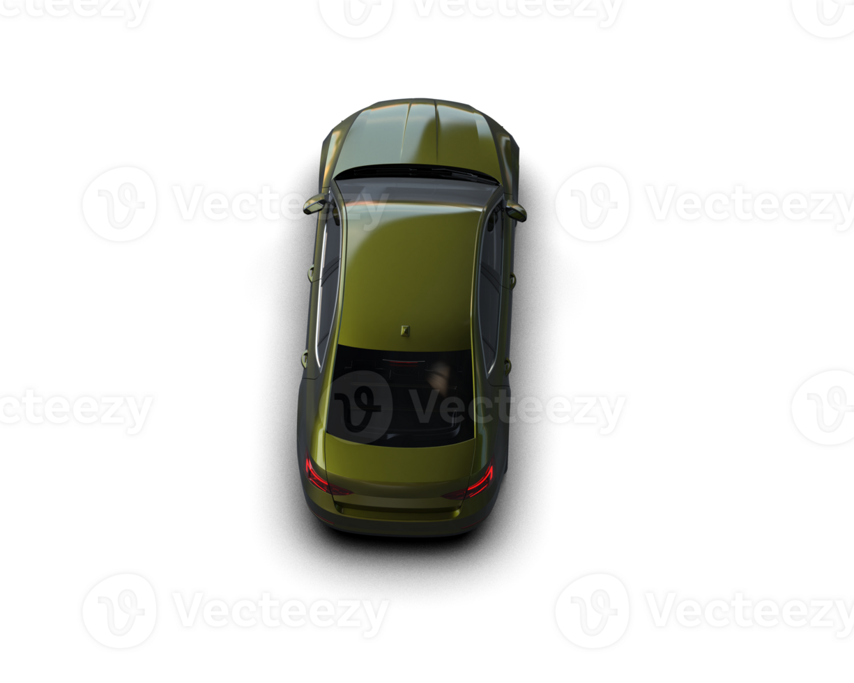 Modern car isolated on background. 3d rendering - illustration png