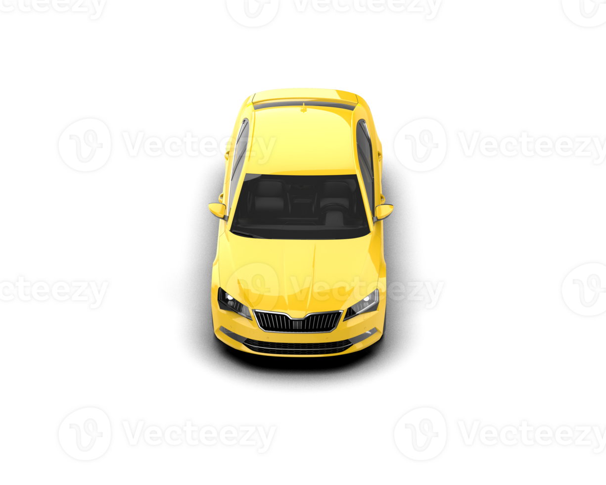 Modern car isolated on background. 3d rendering - illustration png