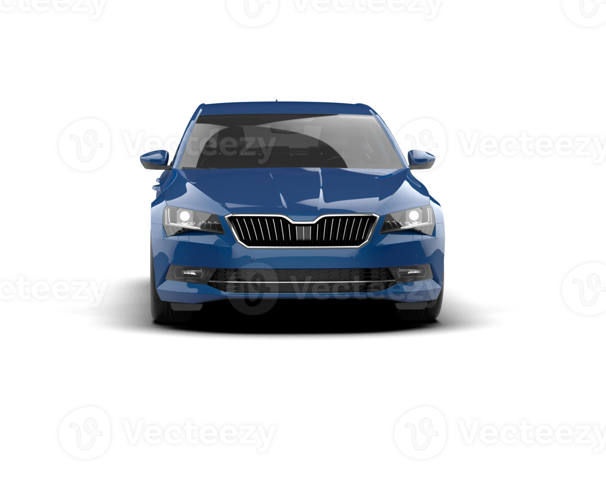 Modern car isolated on background. 3d rendering - illustration png