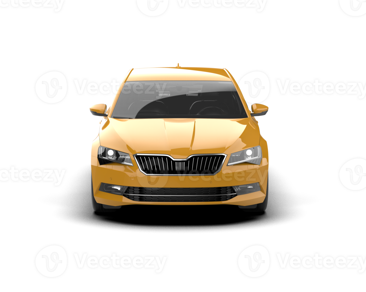 Modern car isolated on background. 3d rendering - illustration png