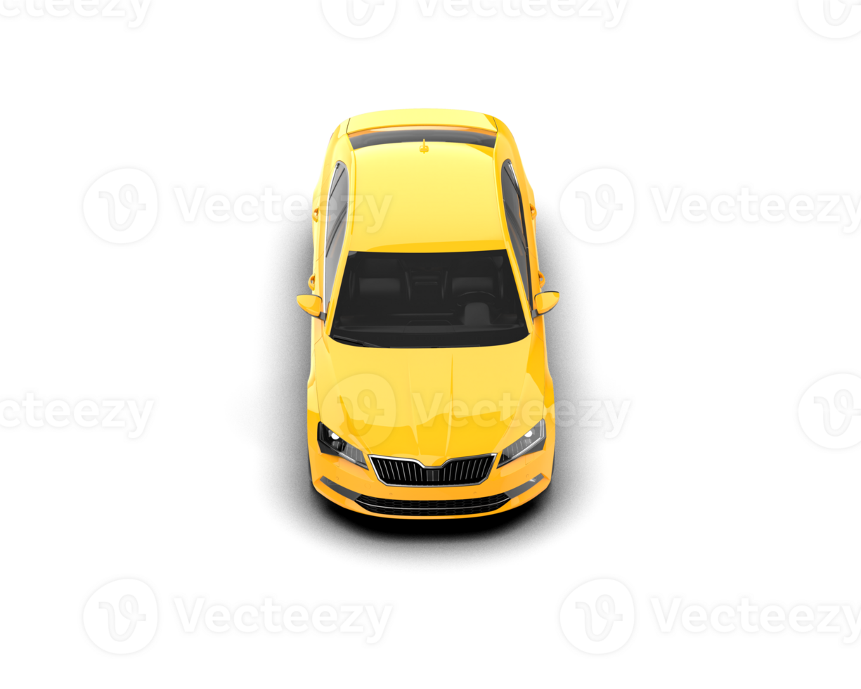 Modern car isolated on background. 3d rendering - illustration png
