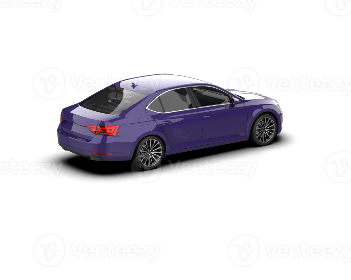 Modern car isolated on background. 3d rendering - illustration png