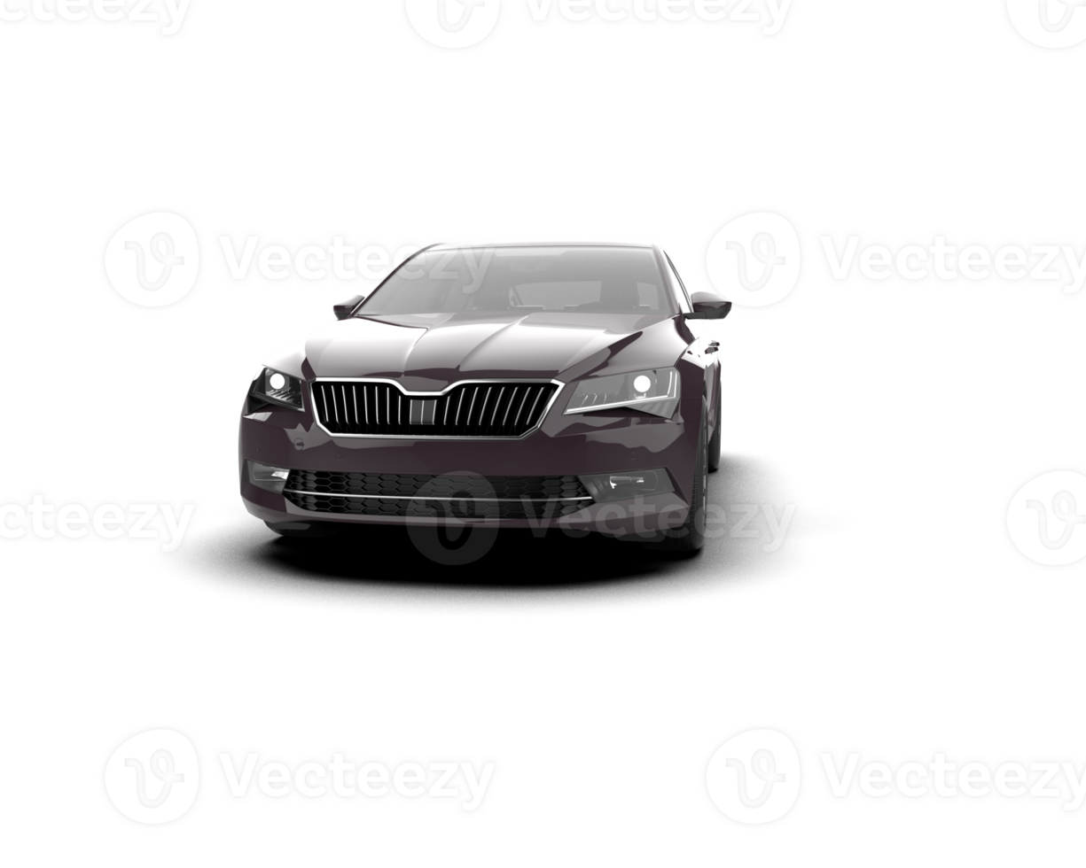 Modern car isolated on background. 3d rendering - illustration png