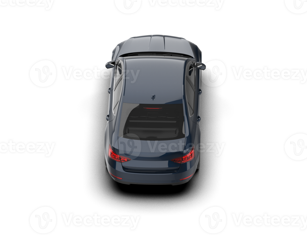 Modern car isolated on background. 3d rendering - illustration png