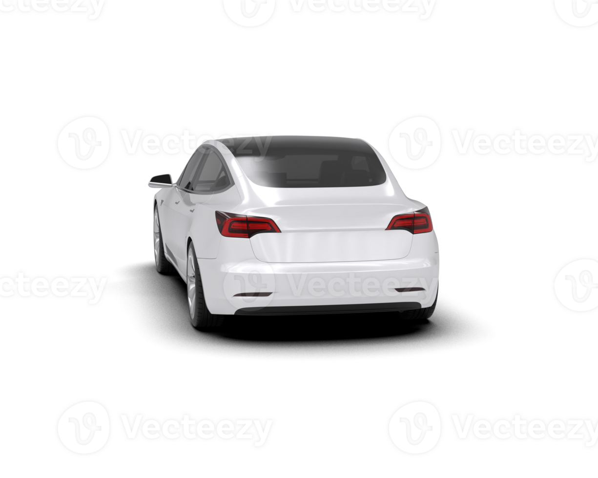 Modern car isolated on background. 3d rendering - illustration png