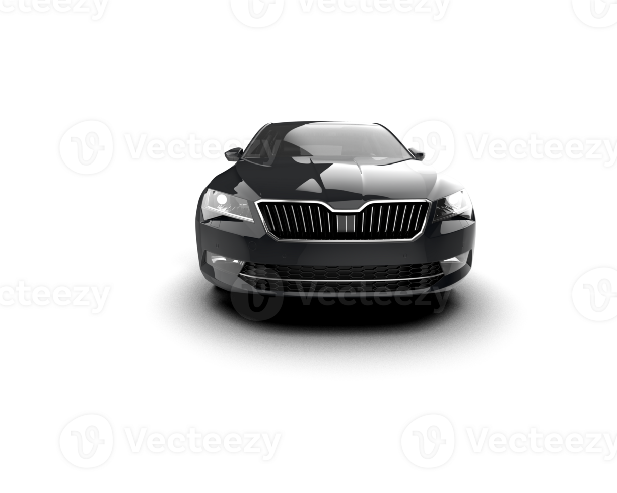 Modern car isolated on background. 3d rendering - illustration png