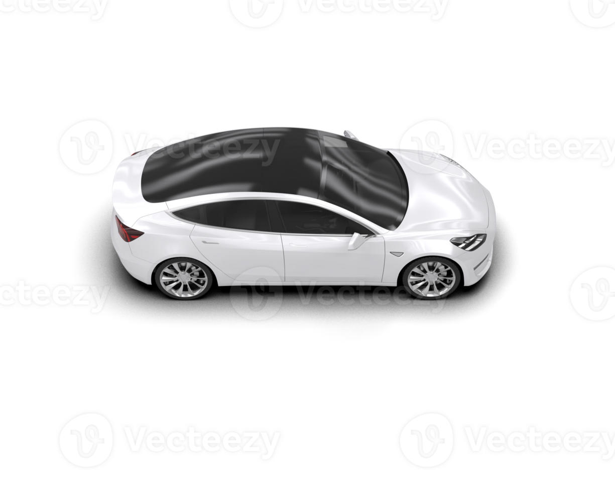 Modern car isolated on background. 3d rendering - illustration png