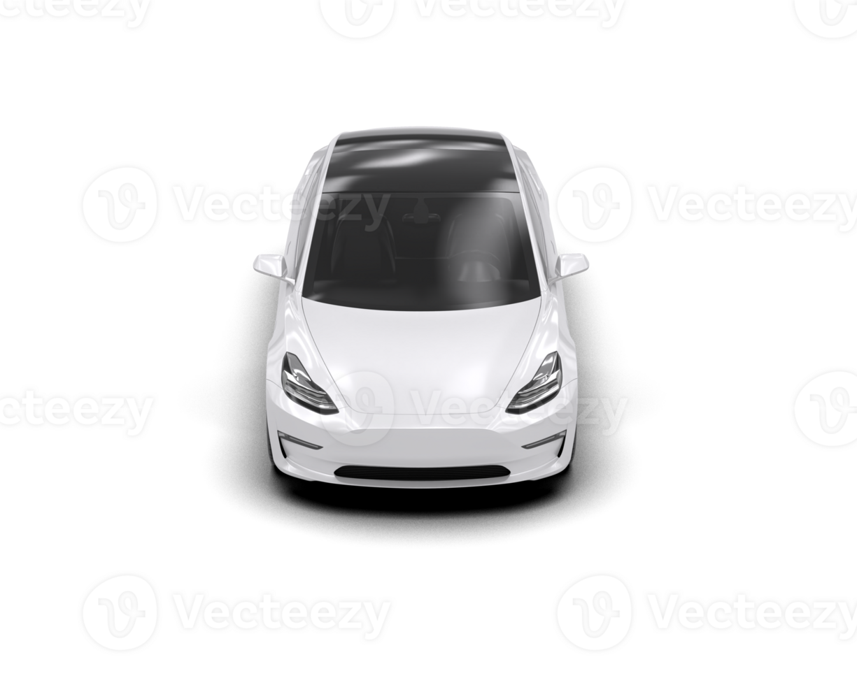 Modern car isolated on background. 3d rendering - illustration png