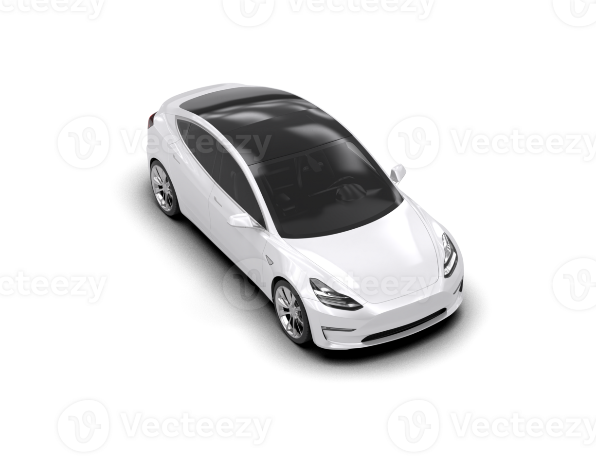 Modern car isolated on background. 3d rendering - illustration png
