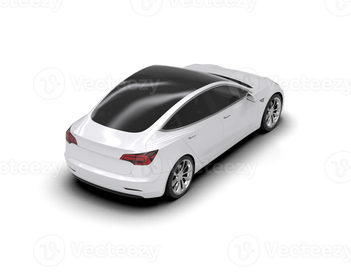Modern car isolated on background. 3d rendering - illustration png