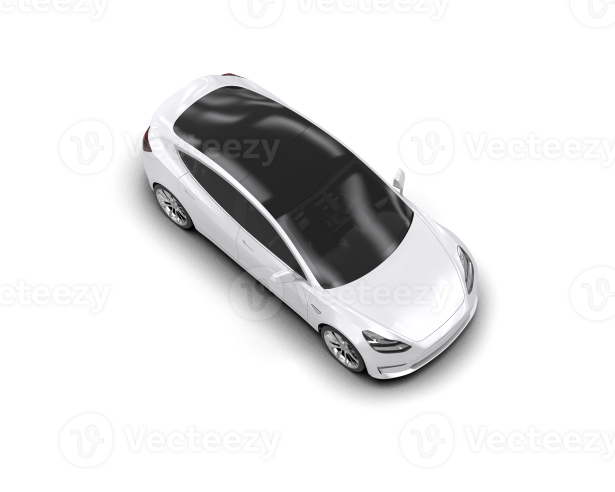 Modern car isolated on background. 3d rendering - illustration png