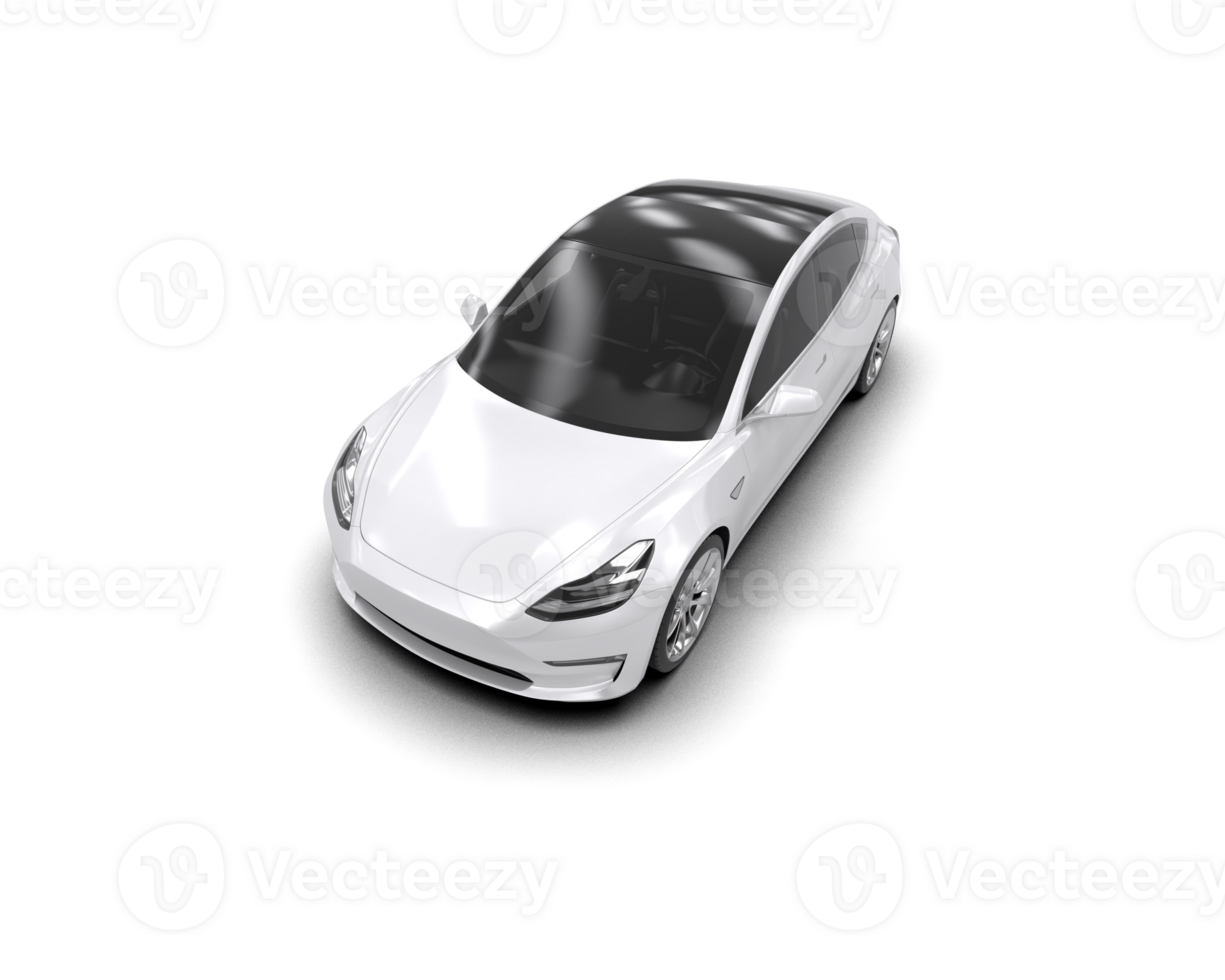 Modern car isolated on background. 3d rendering - illustration png
