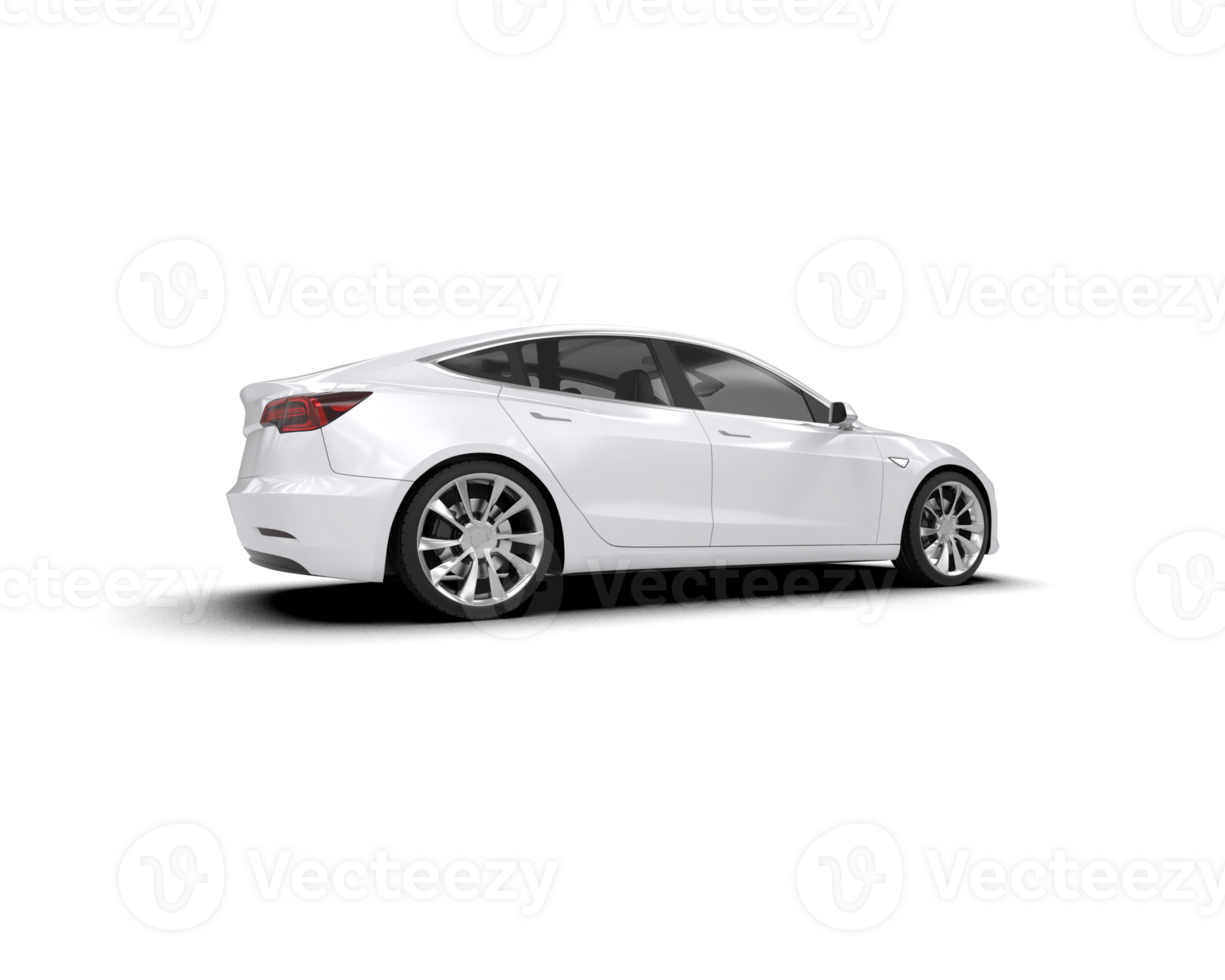 Modern car isolated on background. 3d rendering - illustration png
