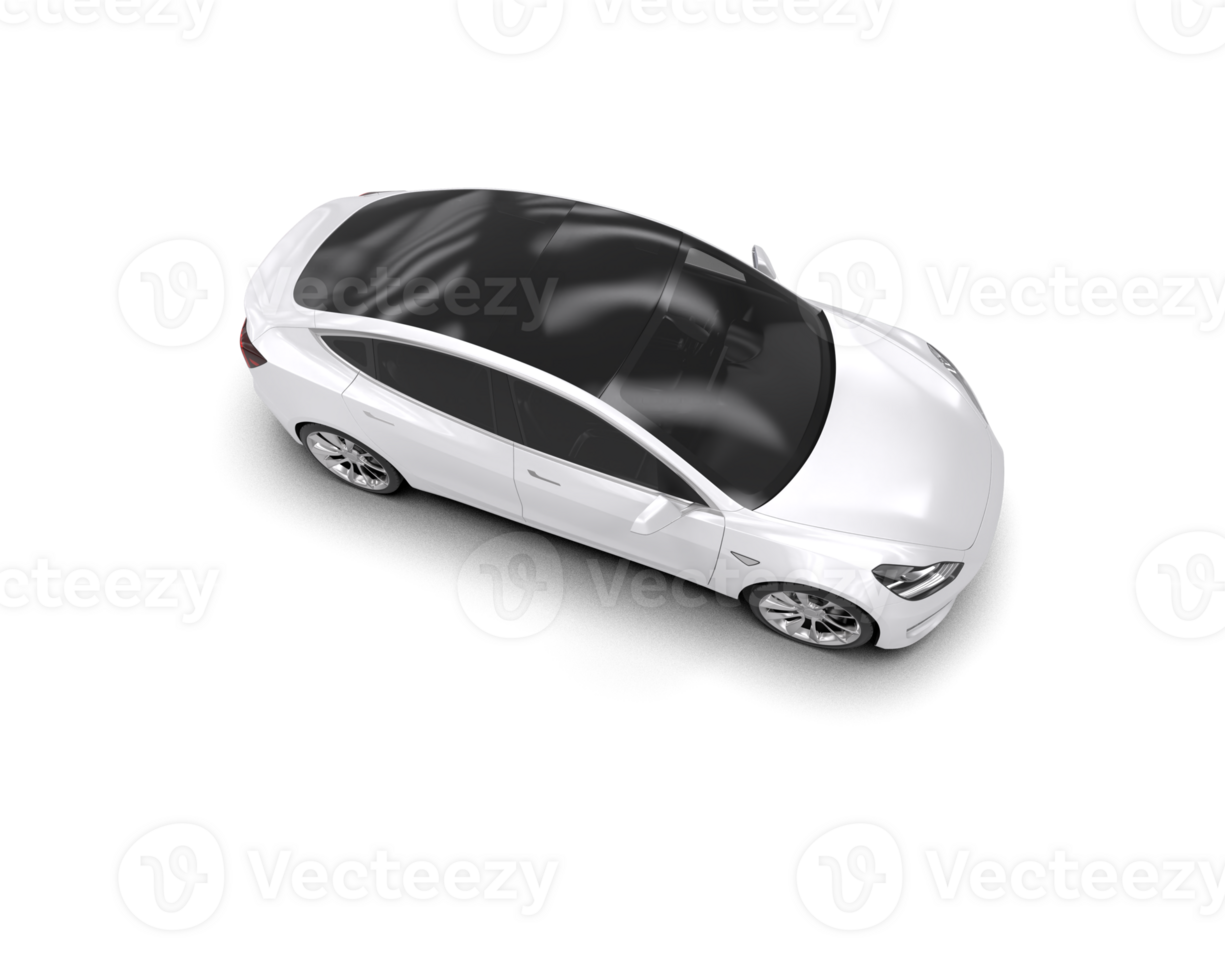 Modern car isolated on background. 3d rendering - illustration png