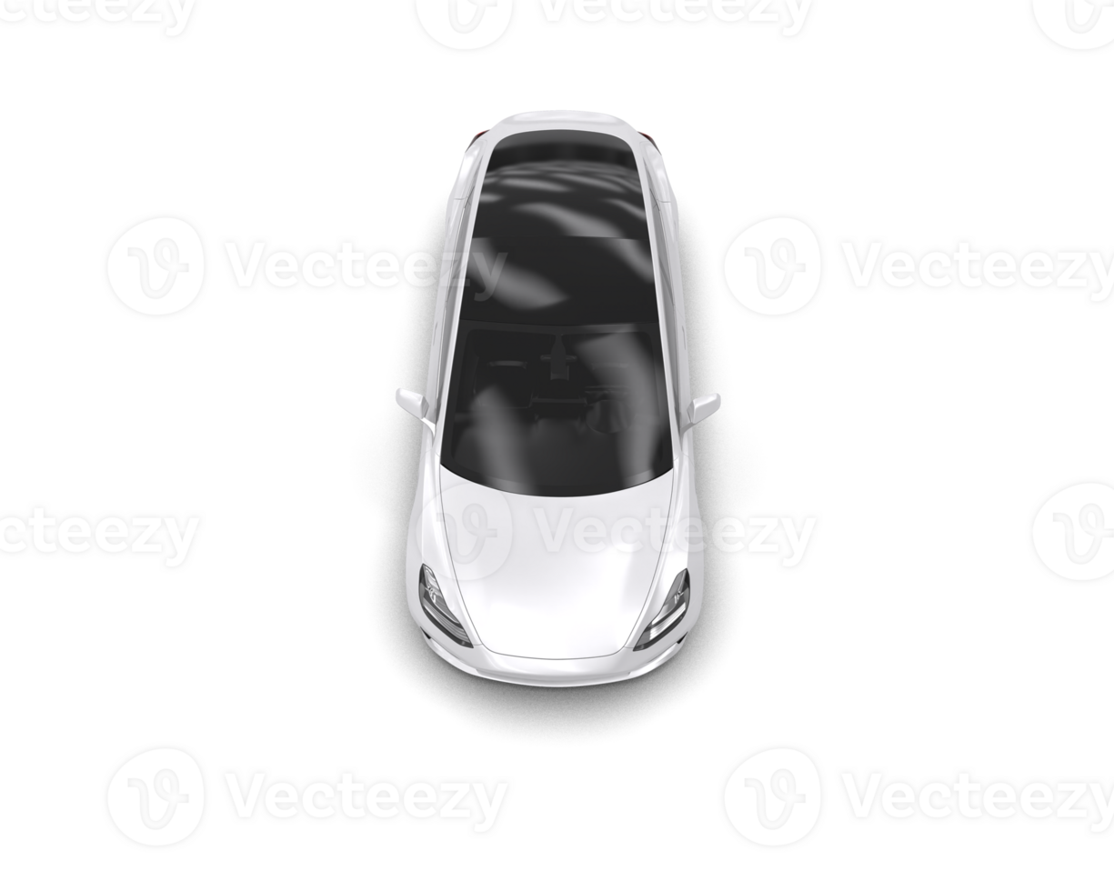 Modern car isolated on background. 3d rendering - illustration png