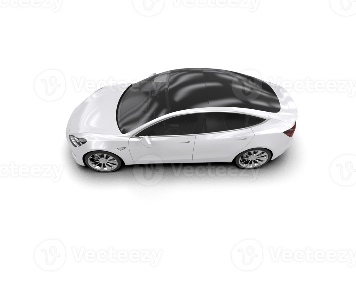 Modern car isolated on background. 3d rendering - illustration png