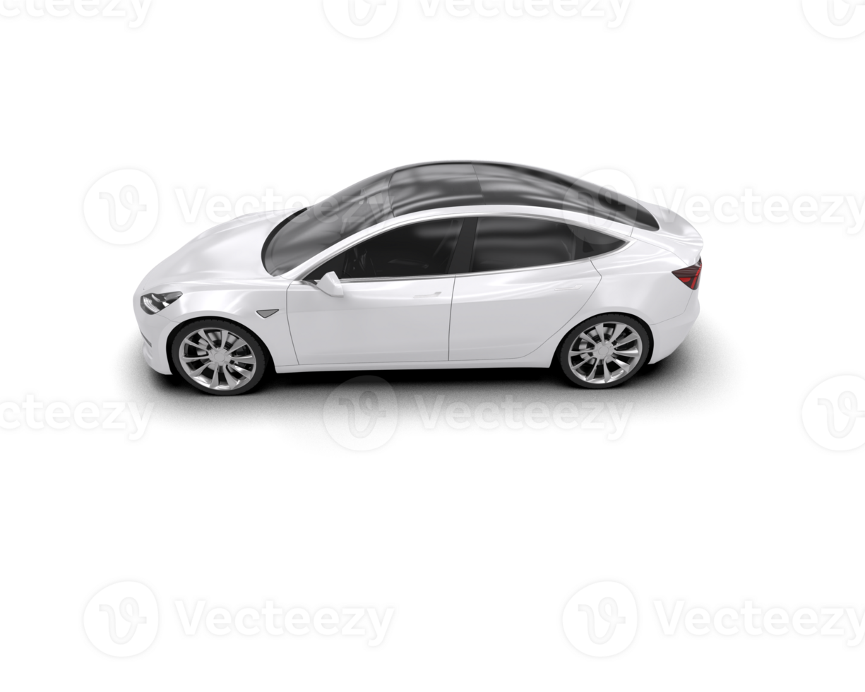 Modern car isolated on background. 3d rendering - illustration png