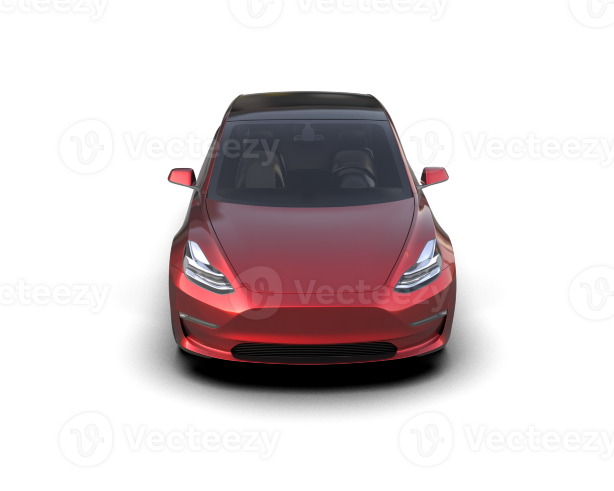 Modern car isolated on background. 3d rendering - illustration png
