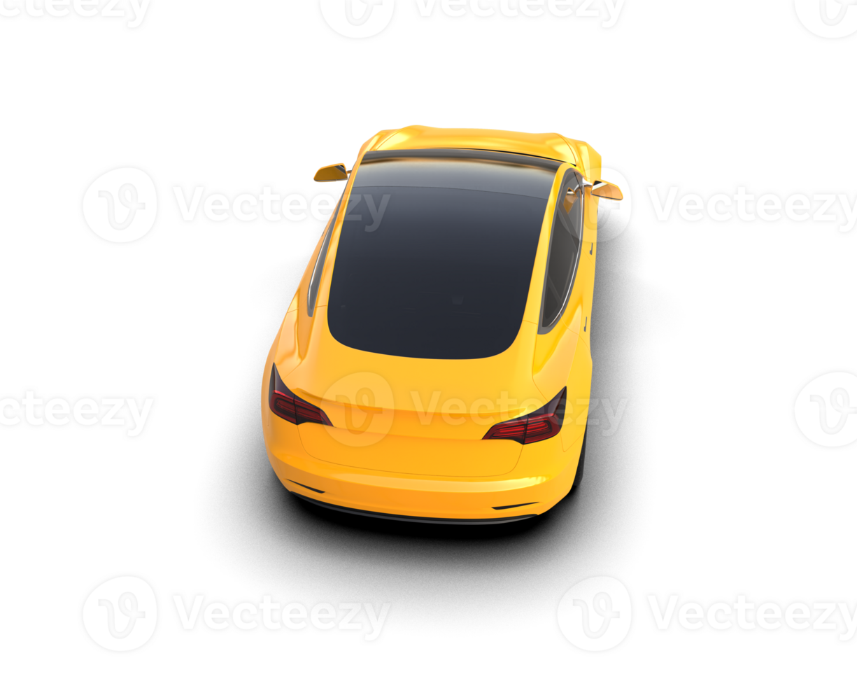 Modern car isolated on background. 3d rendering - illustration png