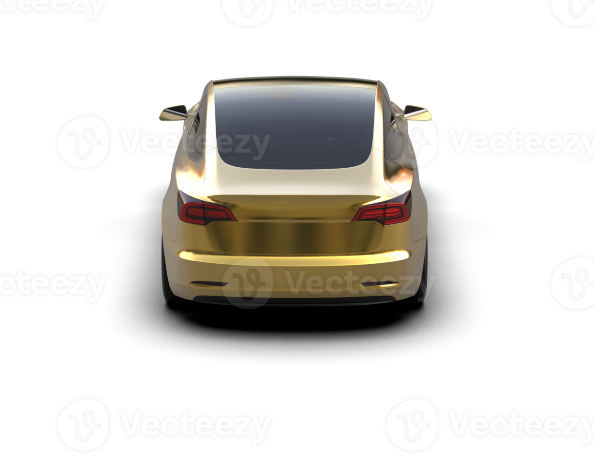 moderne voiture isolé sur Contexte. 3d le rendu - illustration png