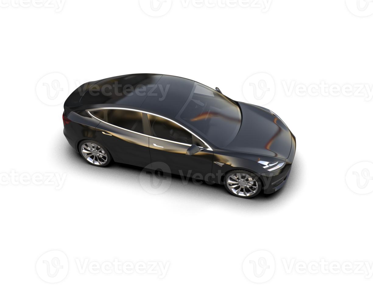 Modern car isolated on background. 3d rendering - illustration png