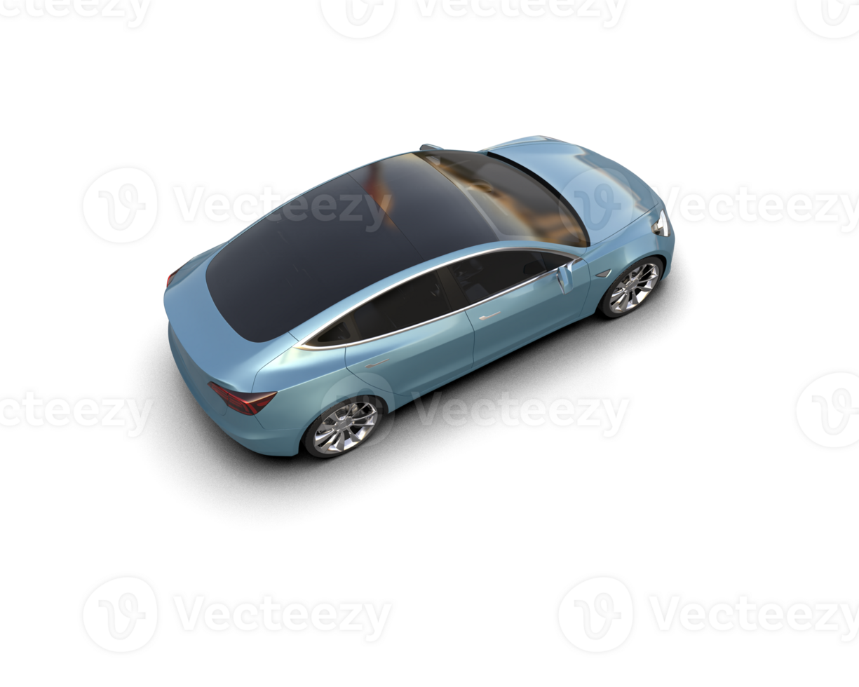 Modern car isolated on background. 3d rendering - illustration png