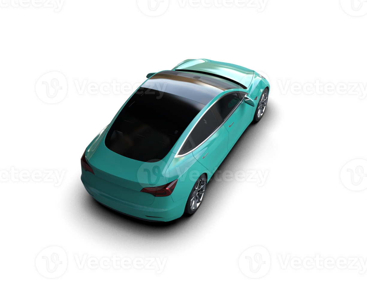 Modern car isolated on background. 3d rendering - illustration png