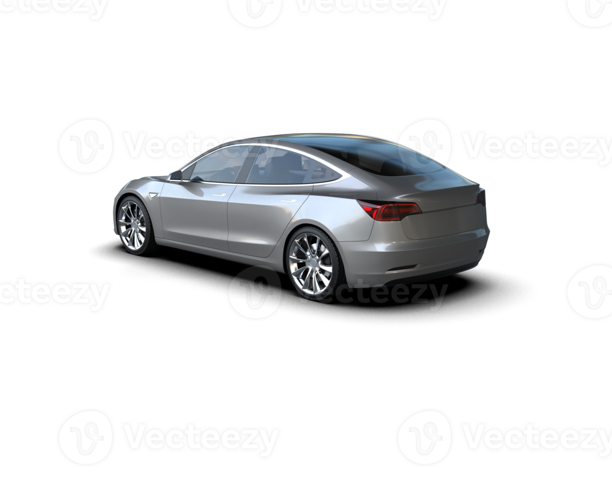 Modern car isolated on background. 3d rendering - illustration png