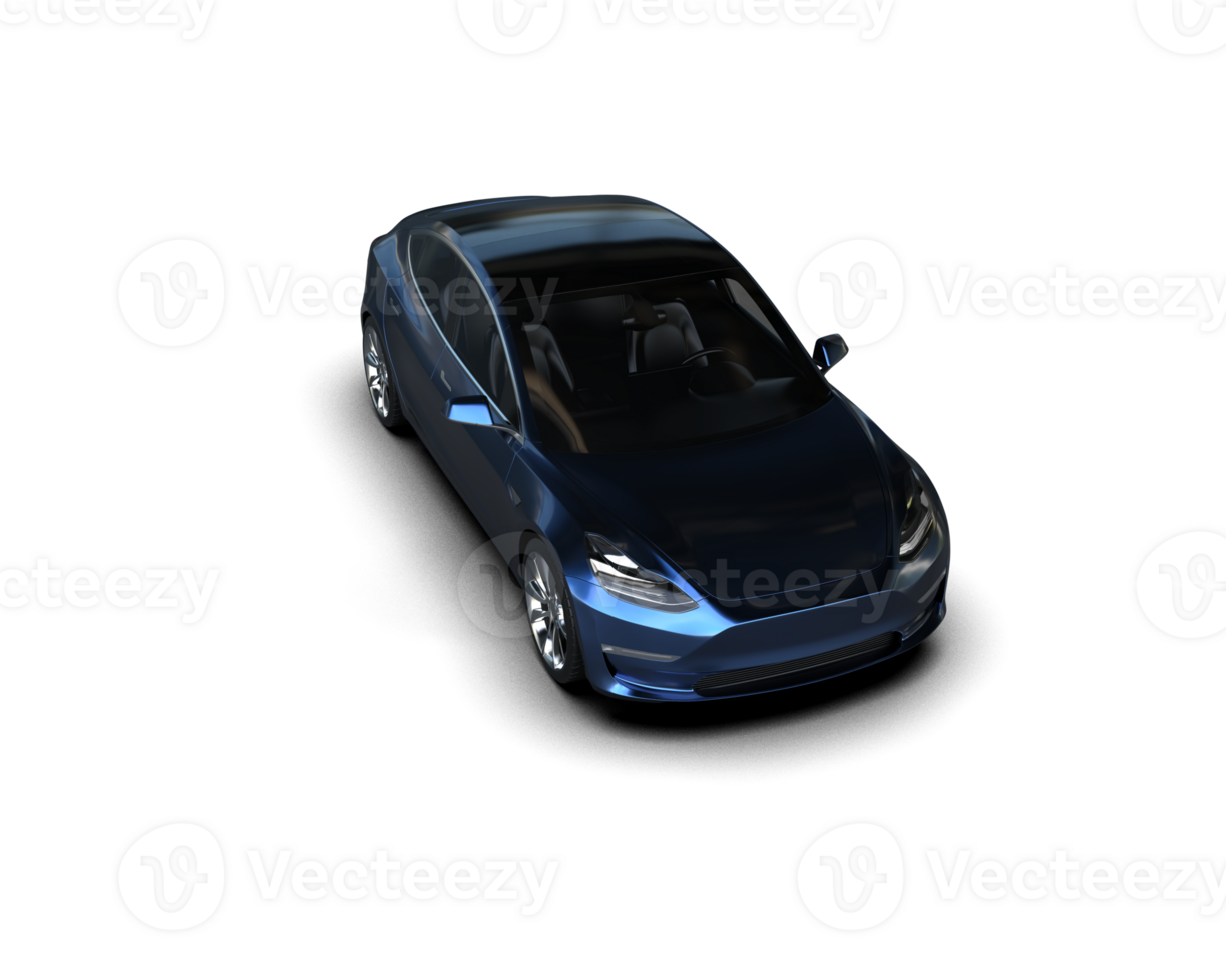 Modern car isolated on background. 3d rendering - illustration png