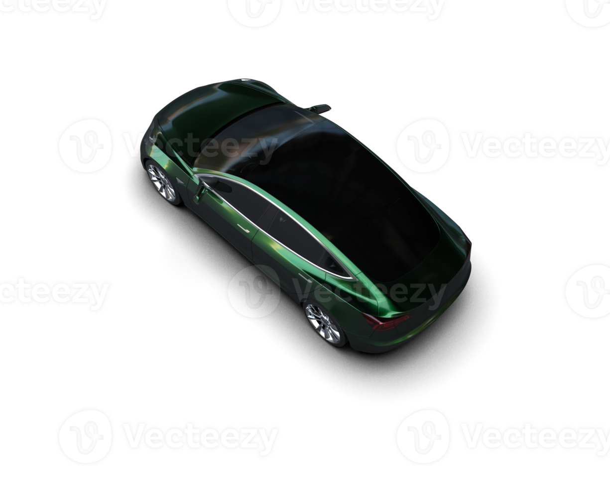 Modern car isolated on background. 3d rendering - illustration png